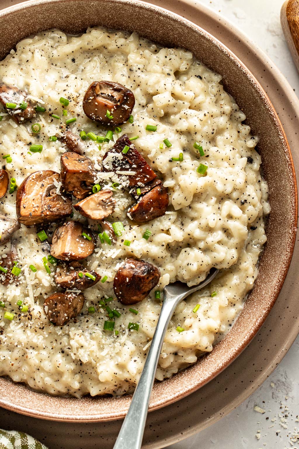 truffle mushroom risotto
