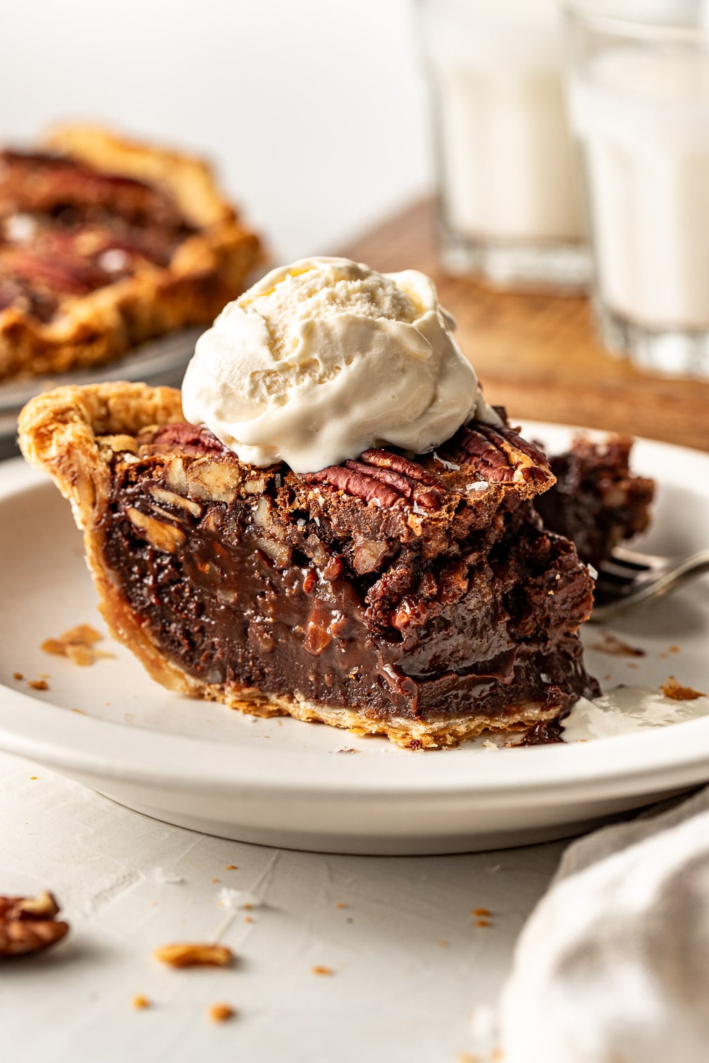 salted chocolate pecan pie