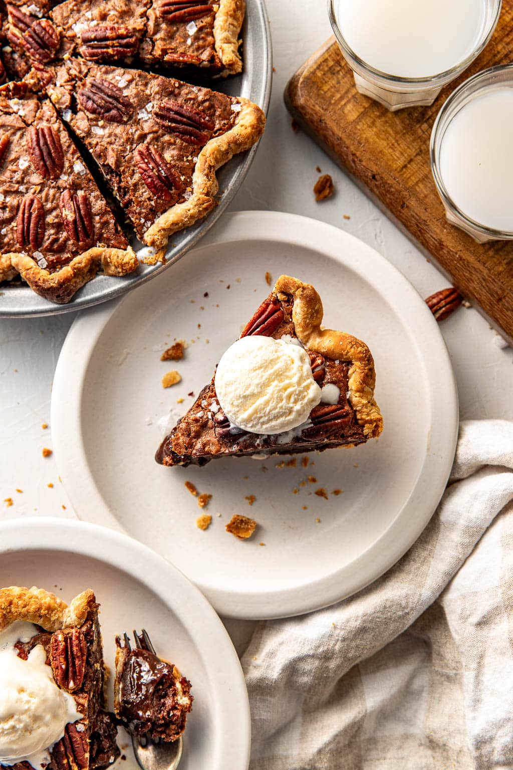 salted chocolate pecan pie