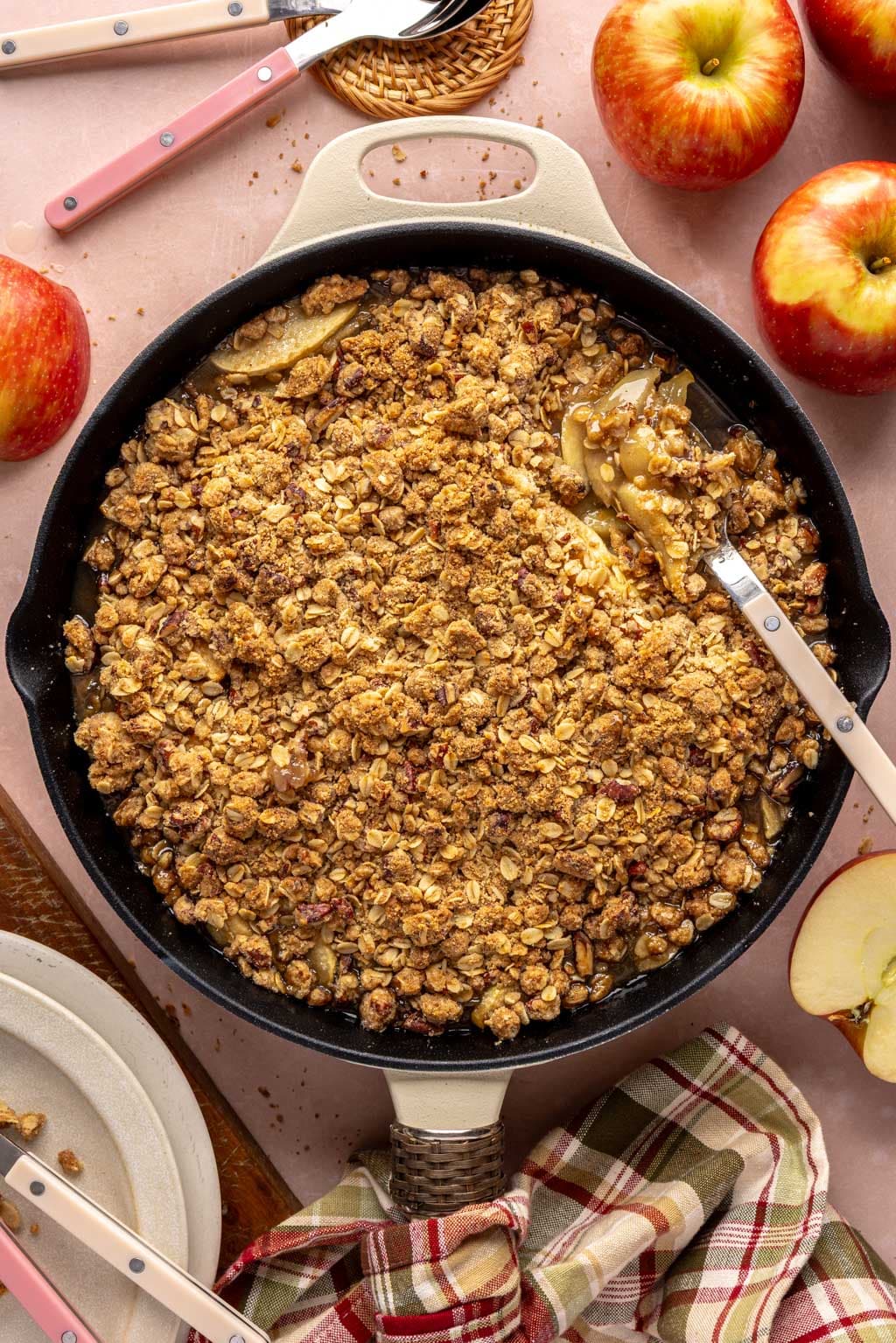 skillet apple crisp recipe