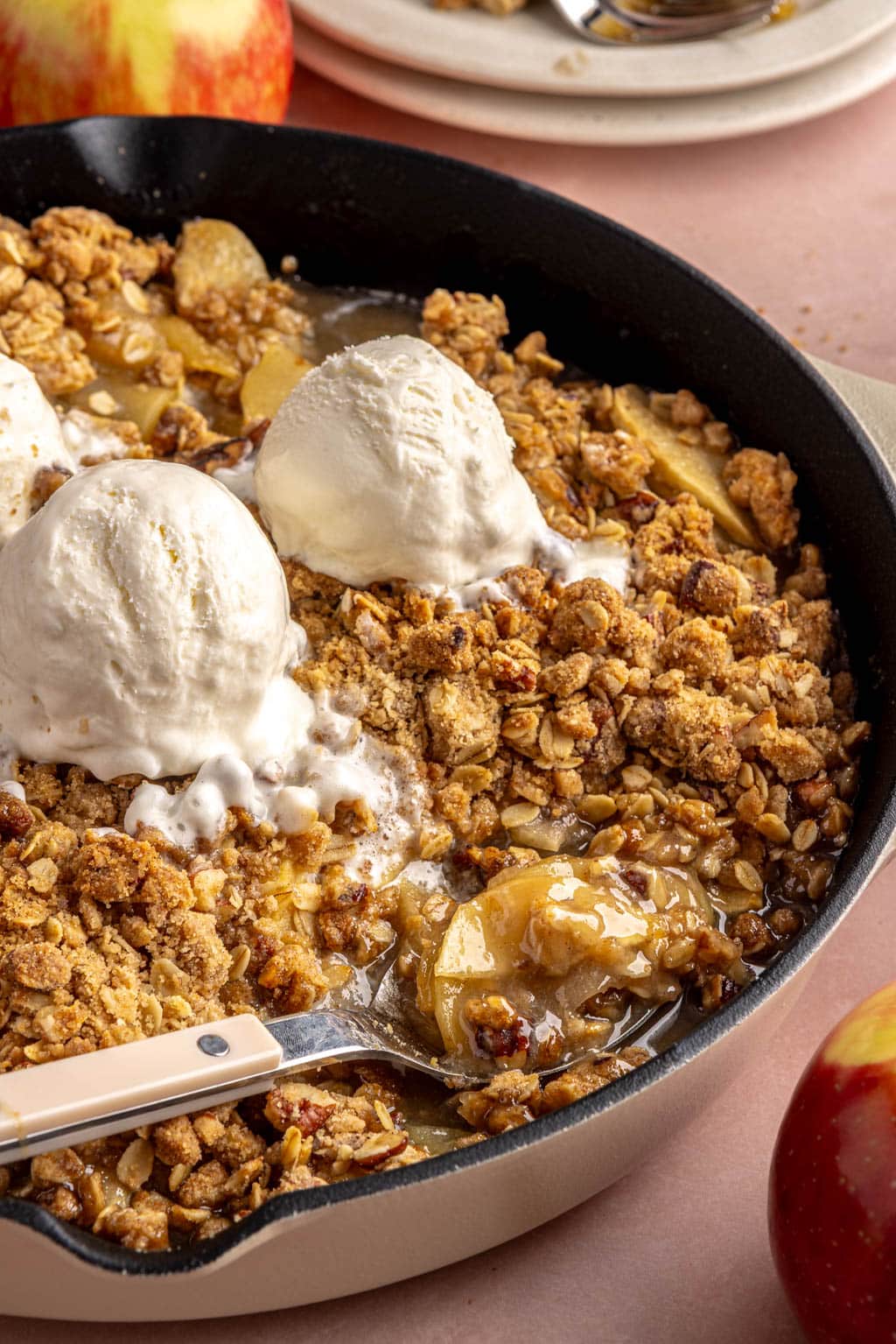 skillet apple crisp recipe
