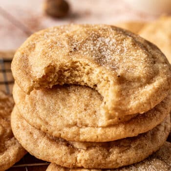eggnog snickerdoodle cookies