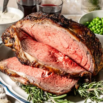 reverse seared prime rib