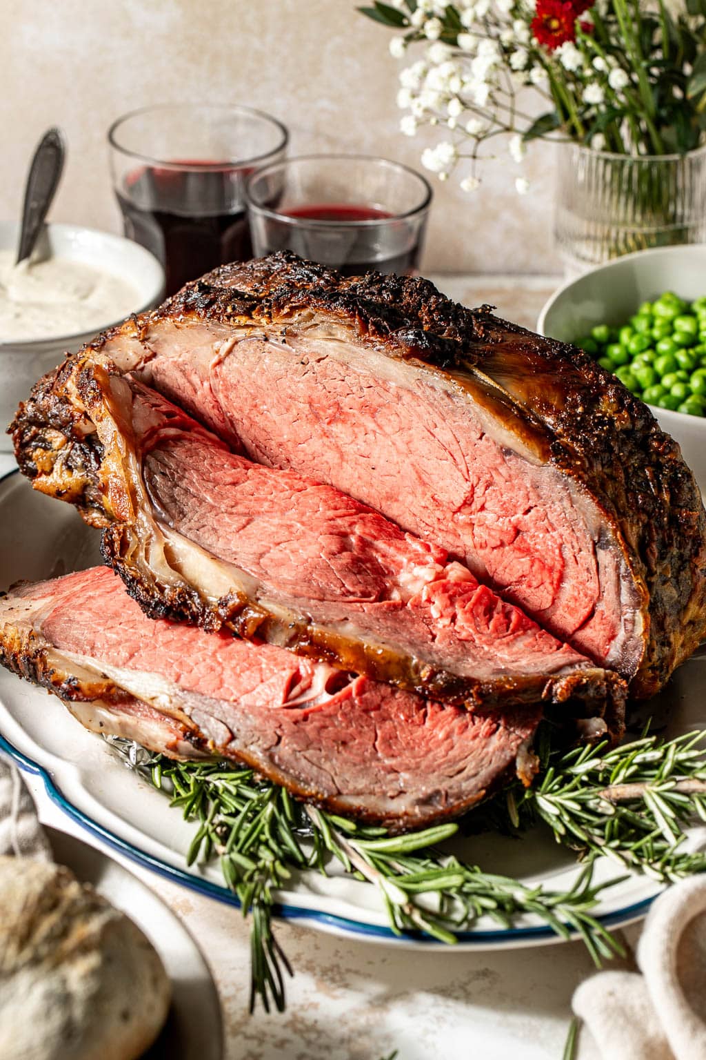 reverse seared prime rib