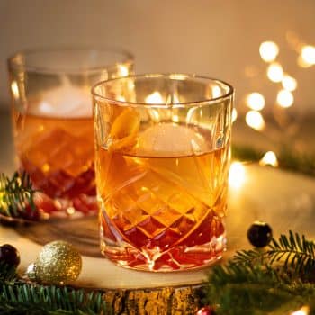 cranberry old fashioned - the best holiday cocktail recipes