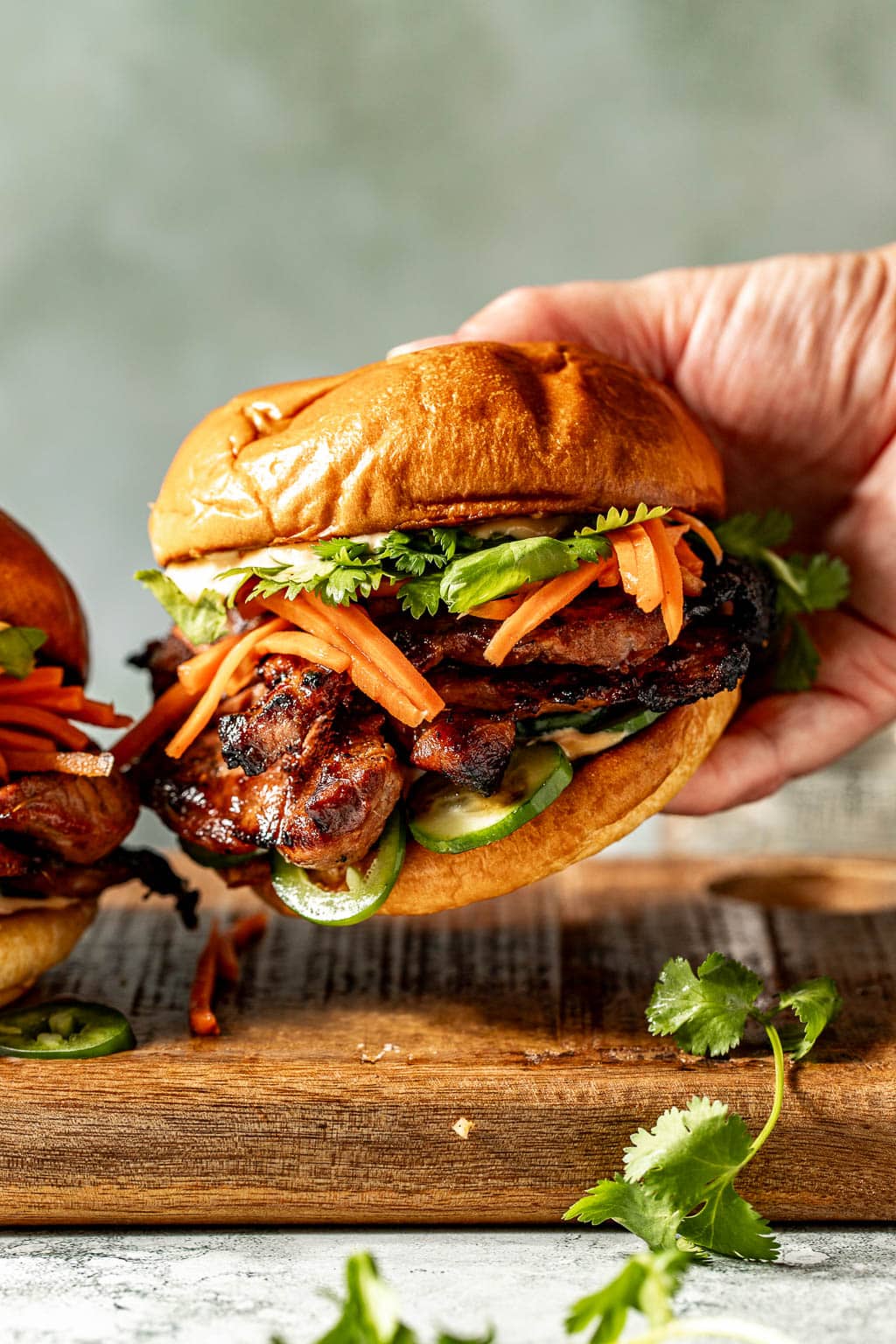 grilled pork banh mi sandwich recipe