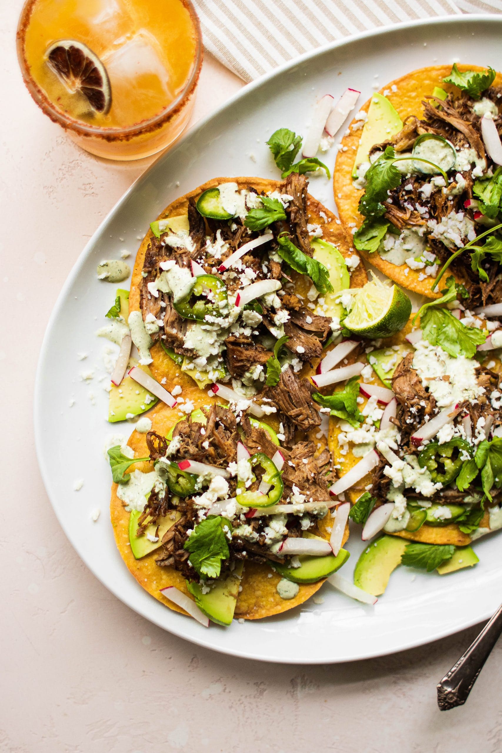instant pot carnitas tostadas