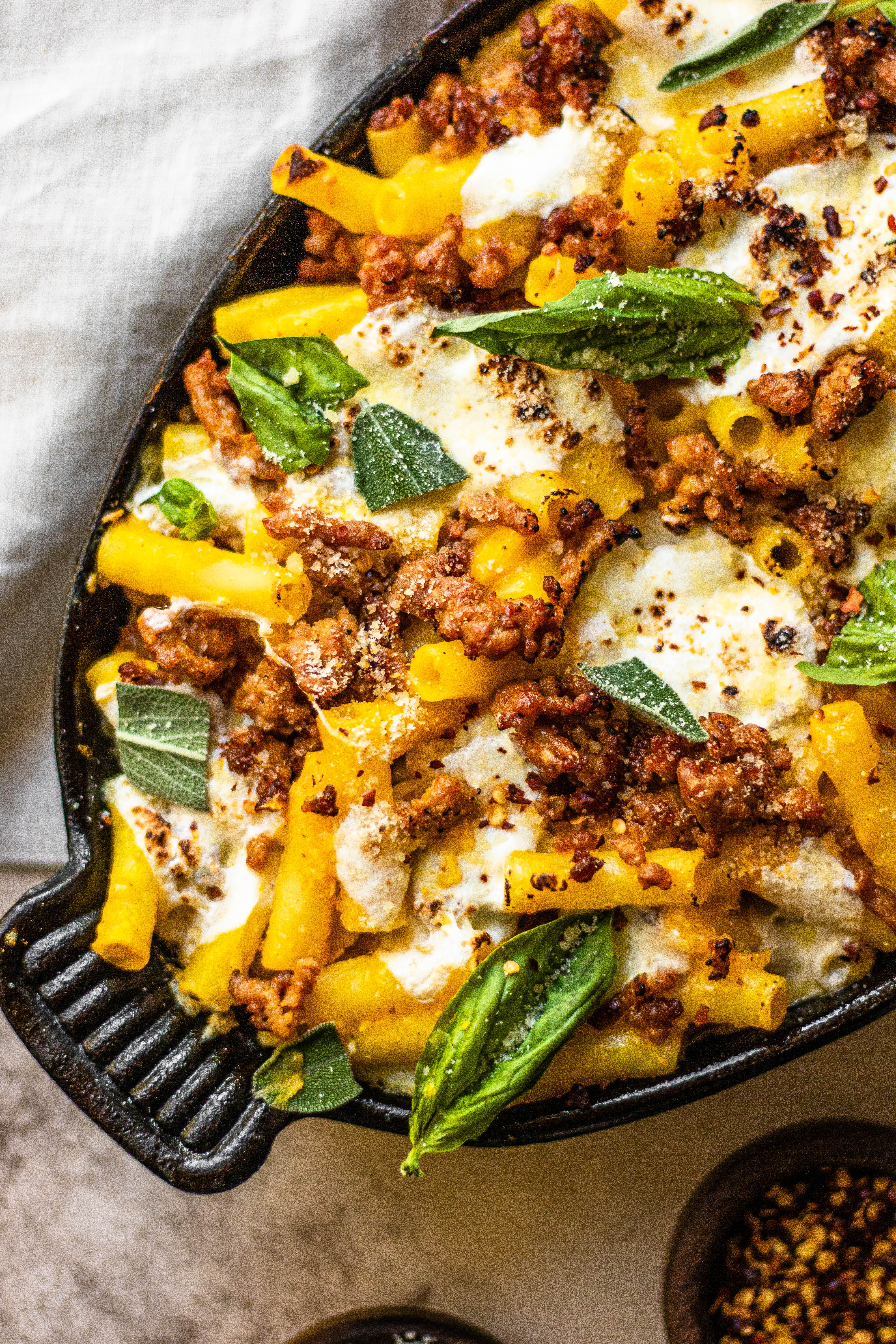pumpkin baked ziti