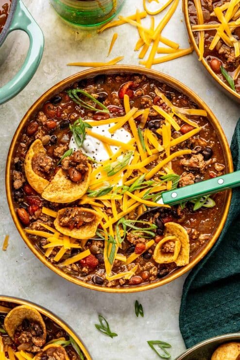 30 minute turkey chili