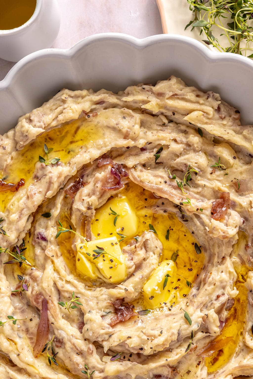 caramelized onion mashed potatoes