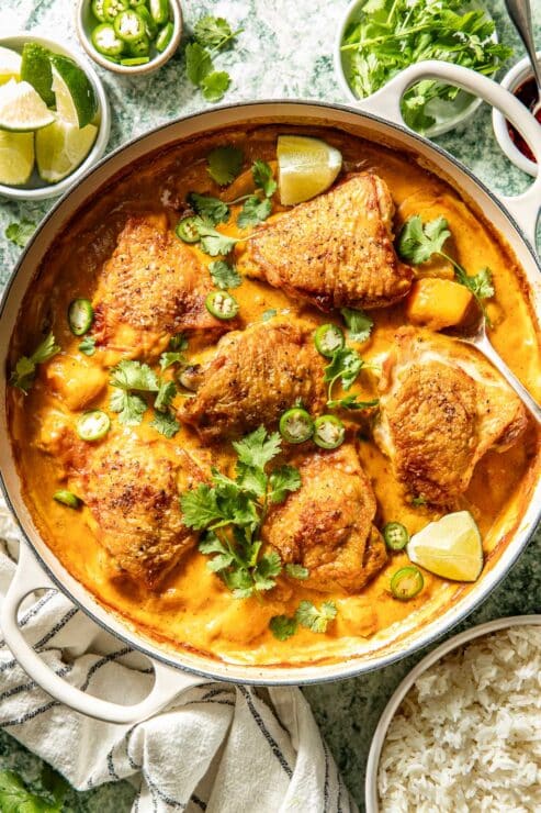 Coconut Milk braised chicken