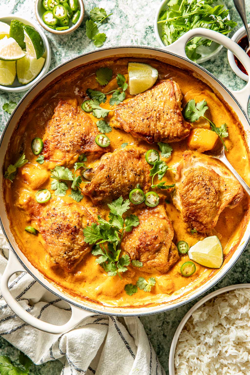 Coconut Milk braised chicken