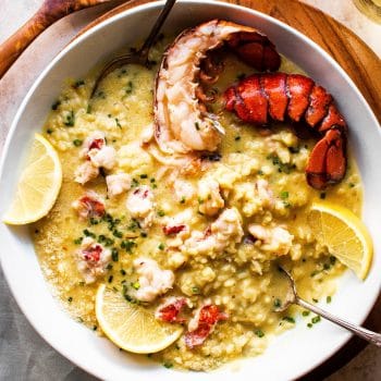 Lobster Risotto - Valentine's Day Dinner Ideas