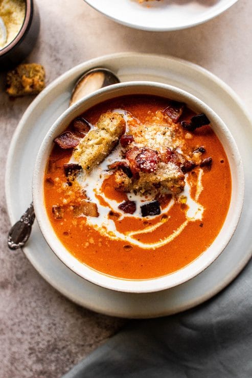 tomato bacon bisque