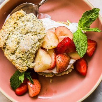 strawberry lemon shortcakes