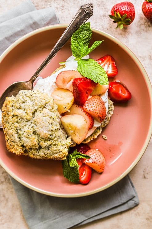 strawberry lemon shortcake