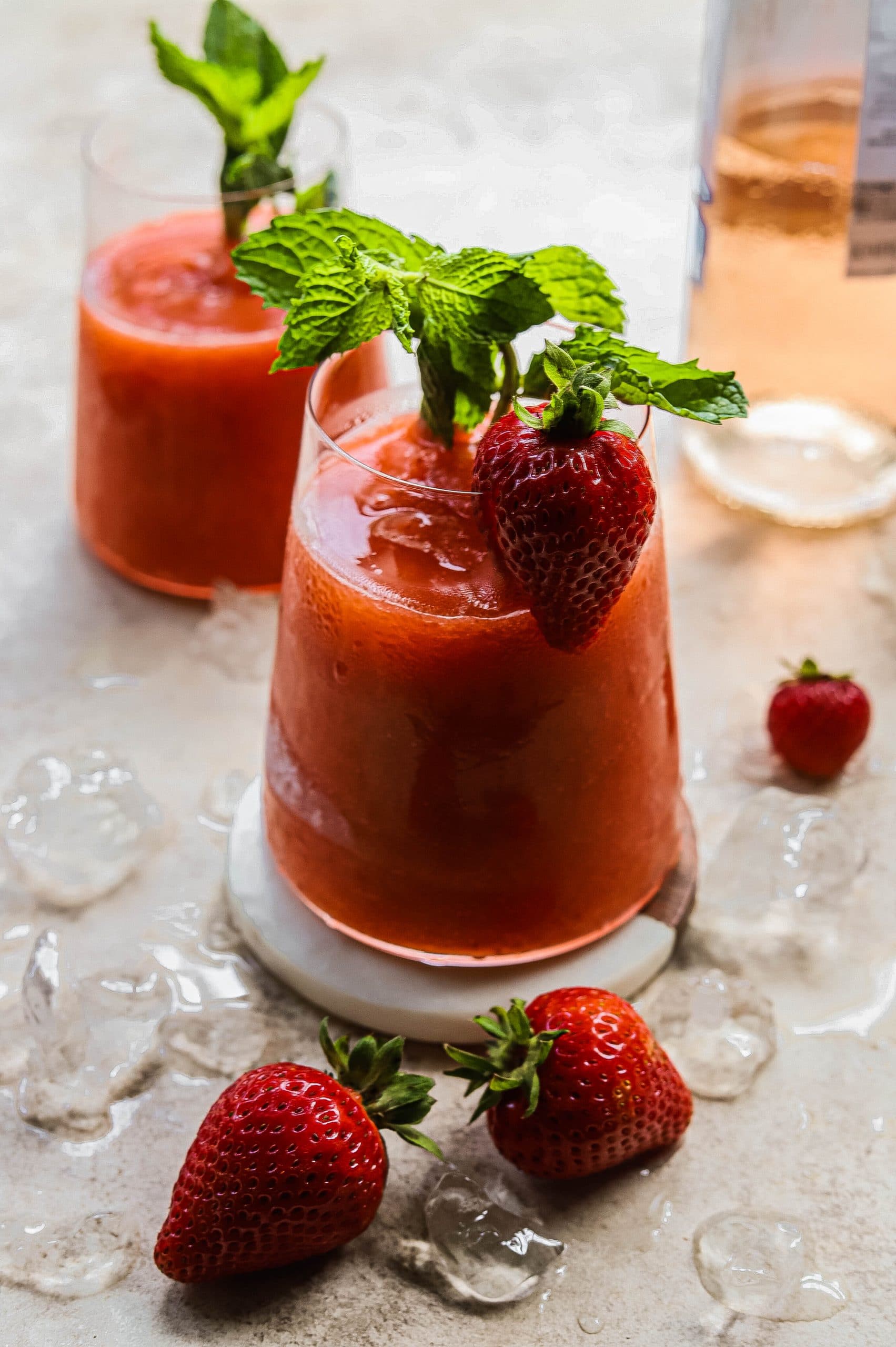 strawberry peach frose