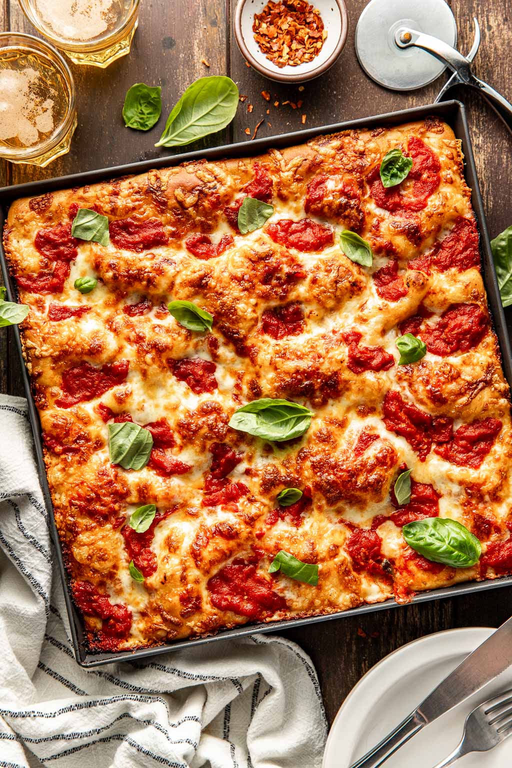 grandma style pizza