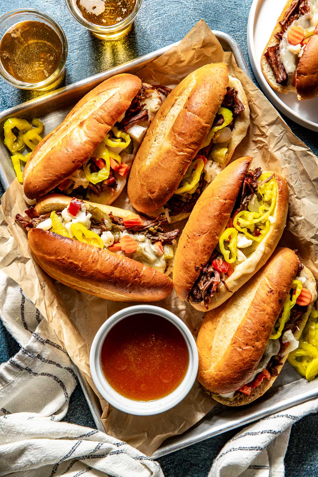 Instant pot italian beef sandwiches
