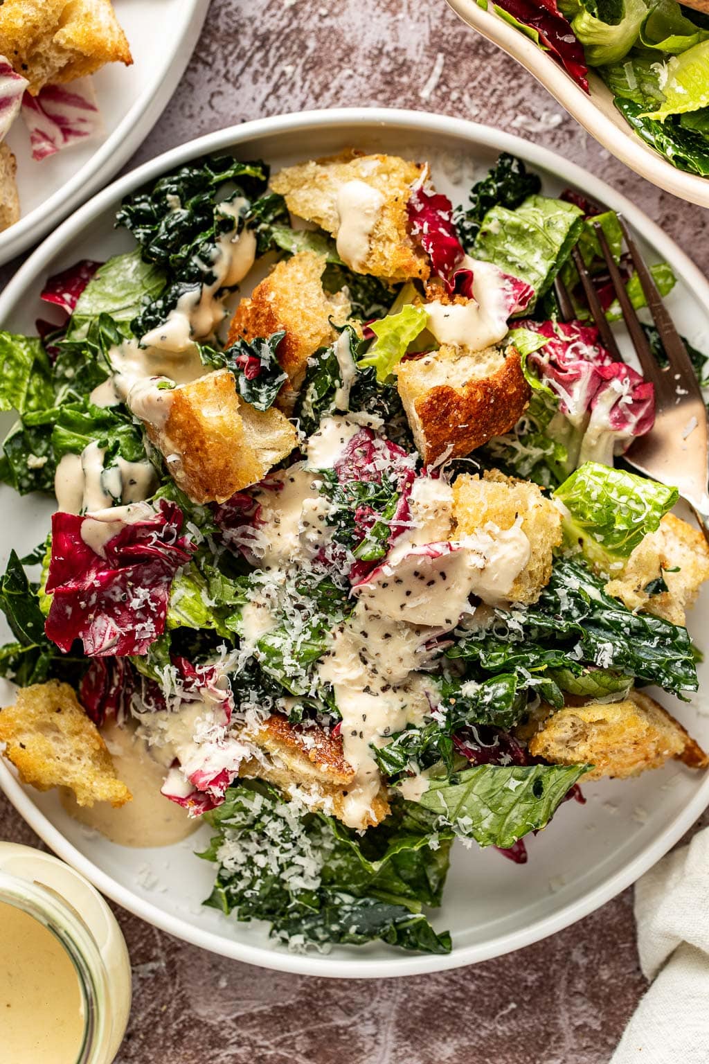 kale caesar salad
