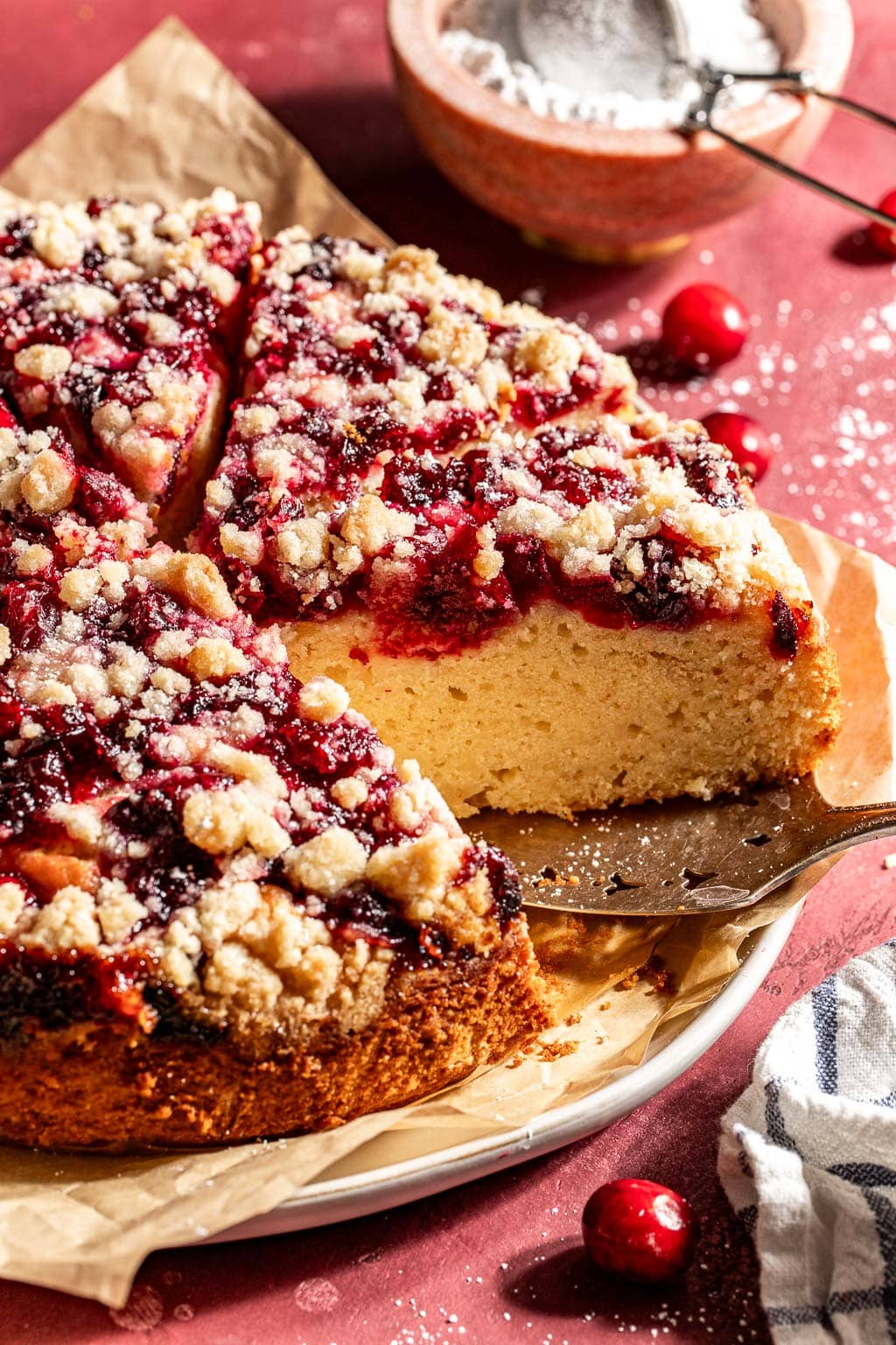 cranberry ricotta cake