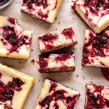 Cranberry cheesecake bars