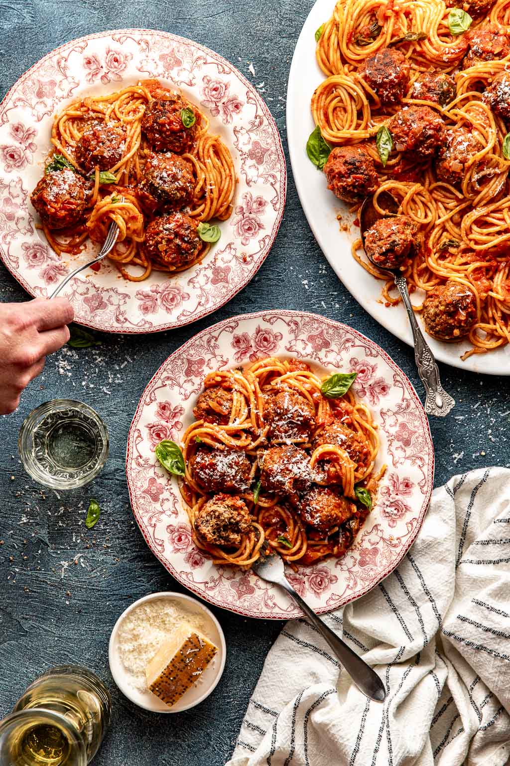 classic spaghetti and meatballs