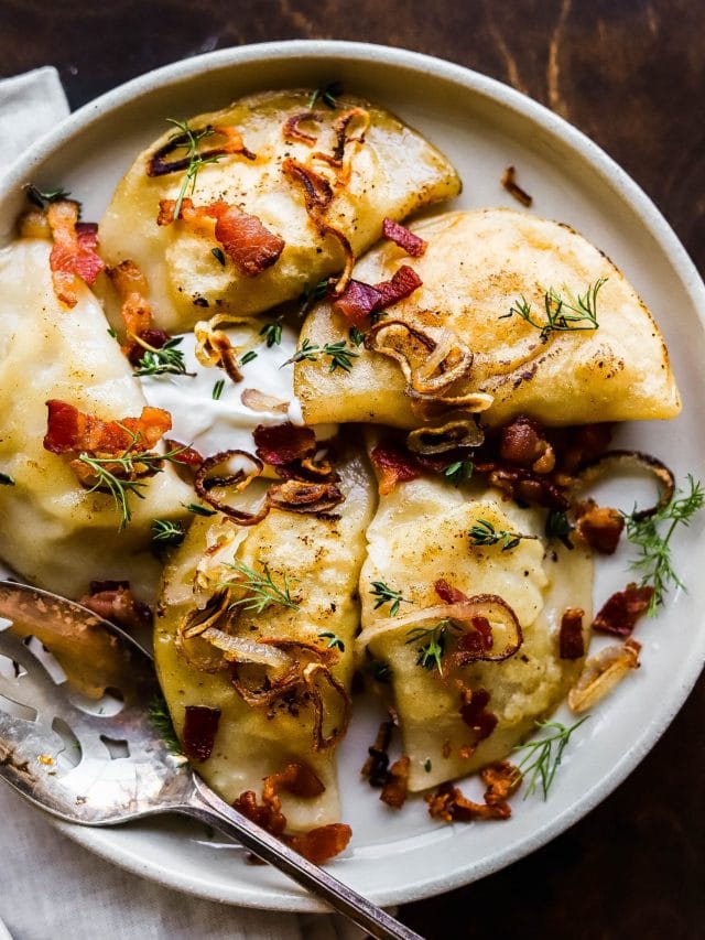 Potato Pierogies - Ideas for Easter Dinner