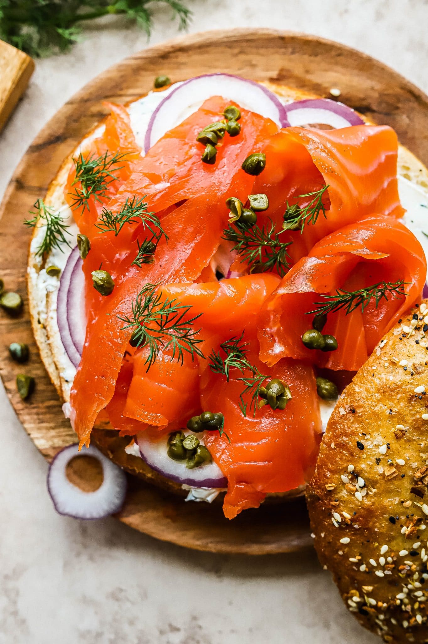 salmon gravlax
