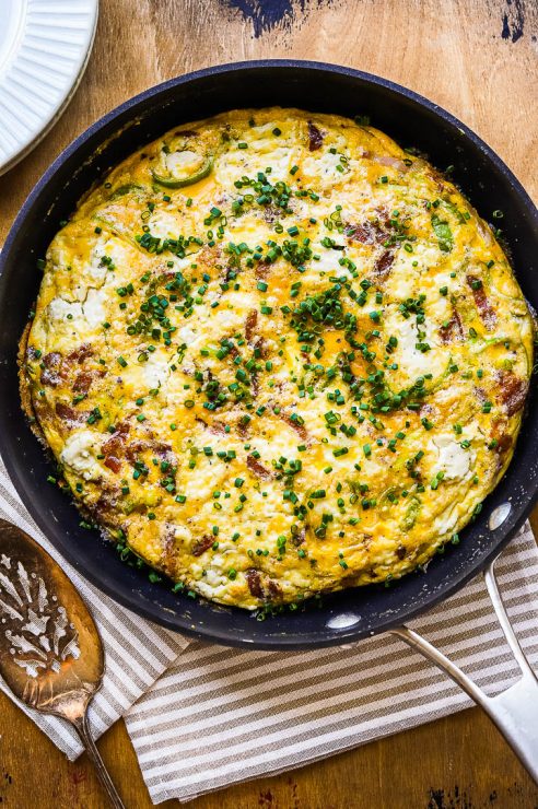 bacon leek frittata recipe