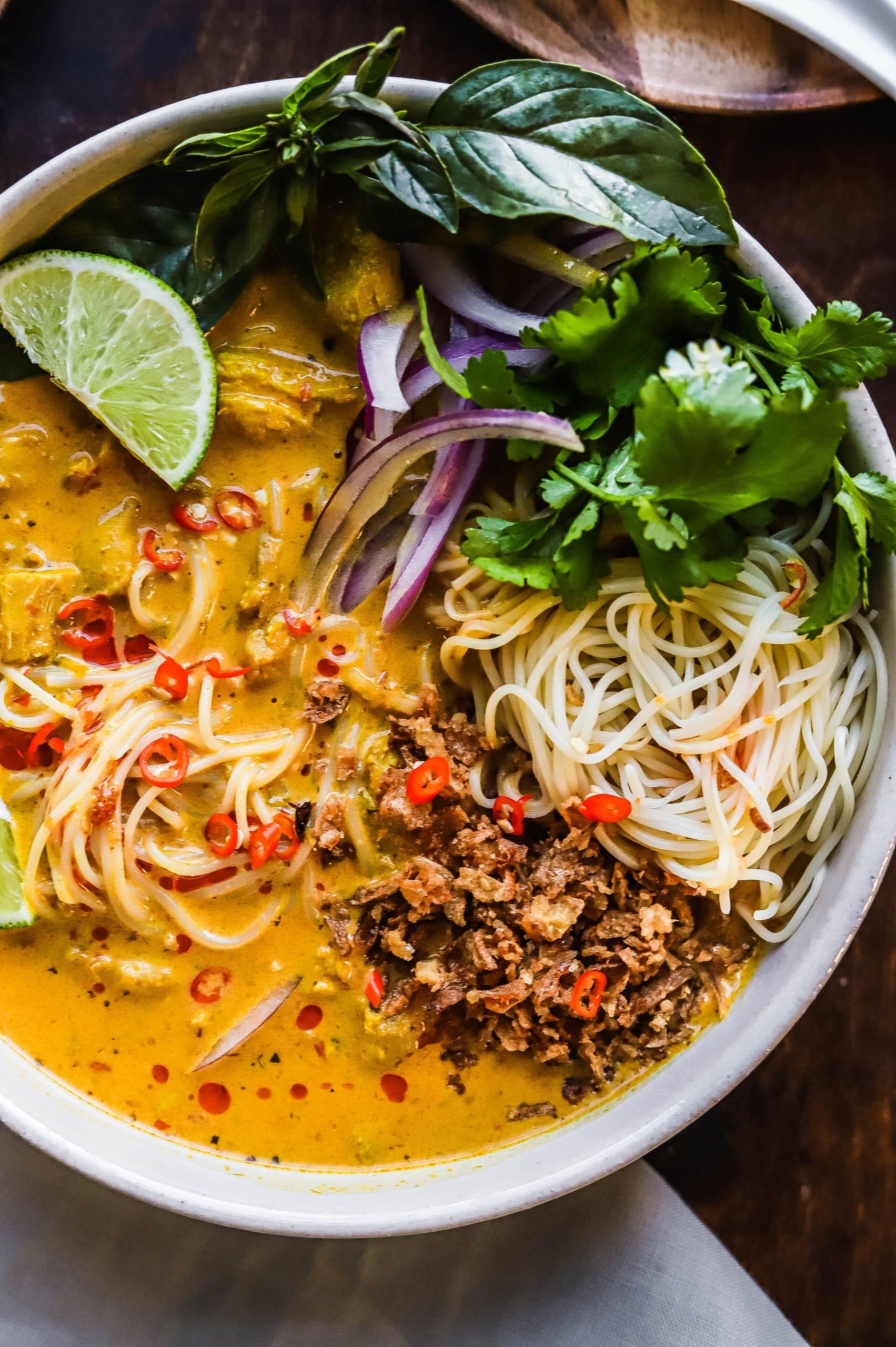 chicken curry noodle soup