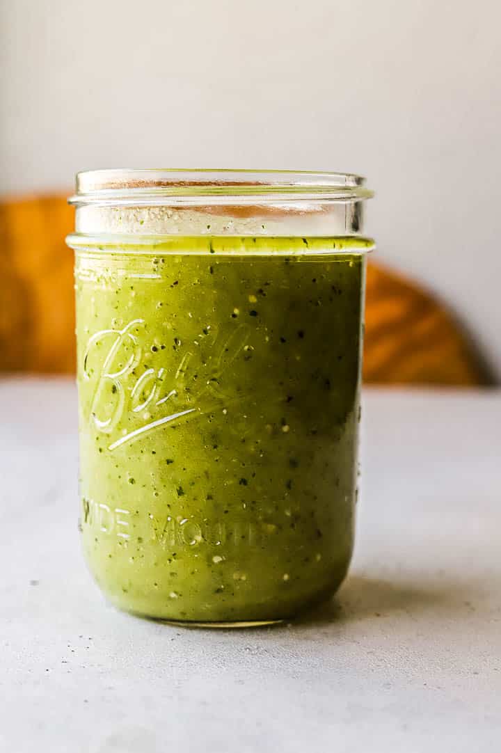 homemade salsa verde