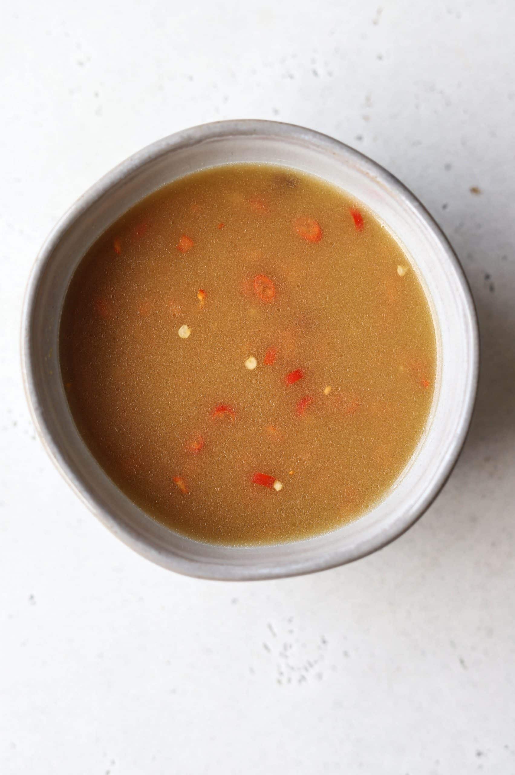 Fish sauce vinaigrette