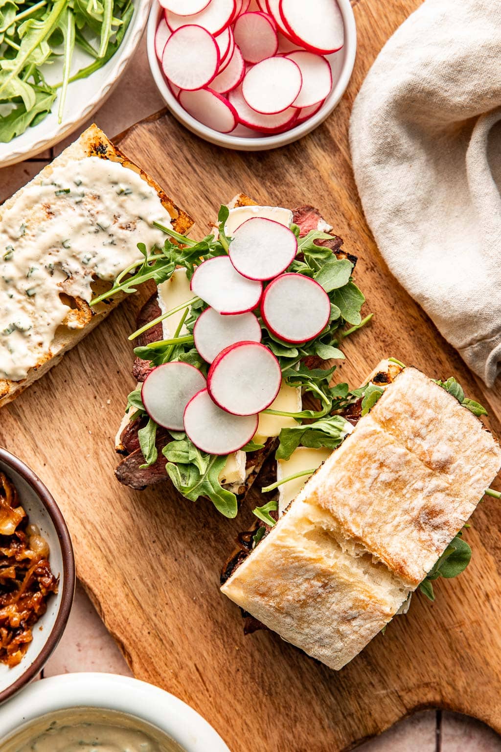 Assembled sandwiches