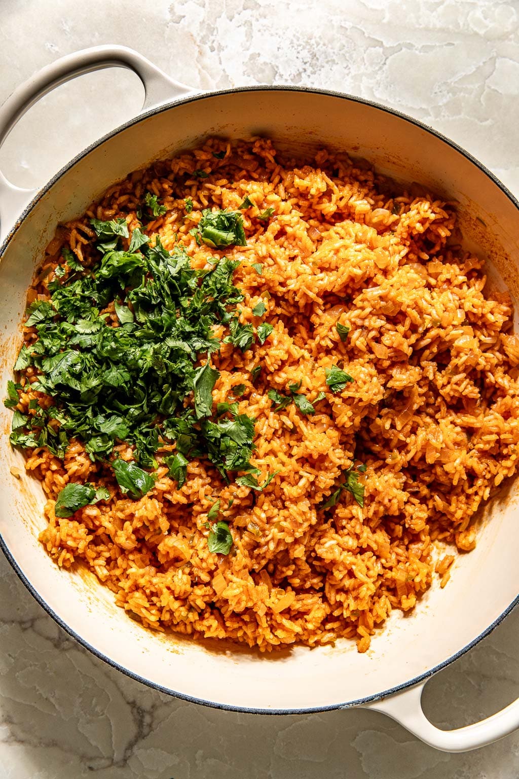finished mexican rice