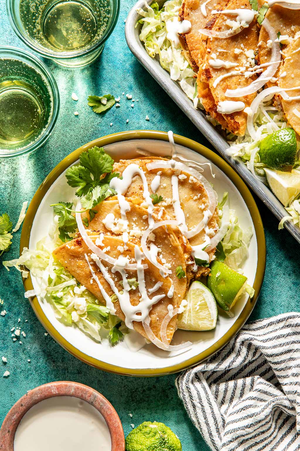 crispy potato tacos