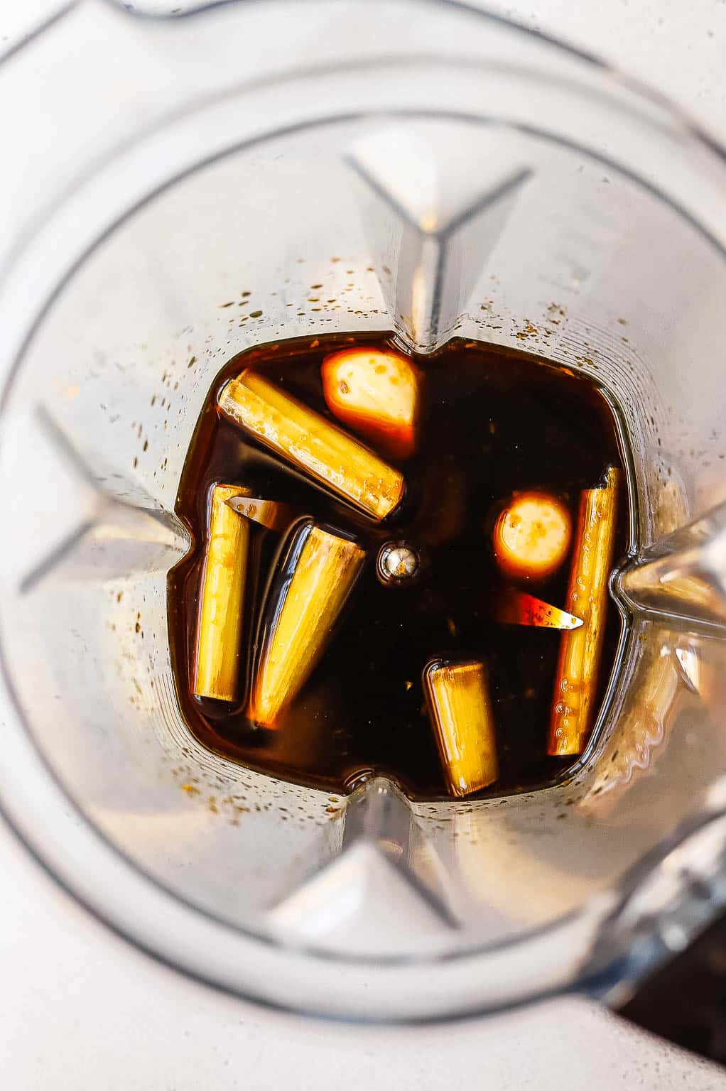 lemongrass marinade in a blender 