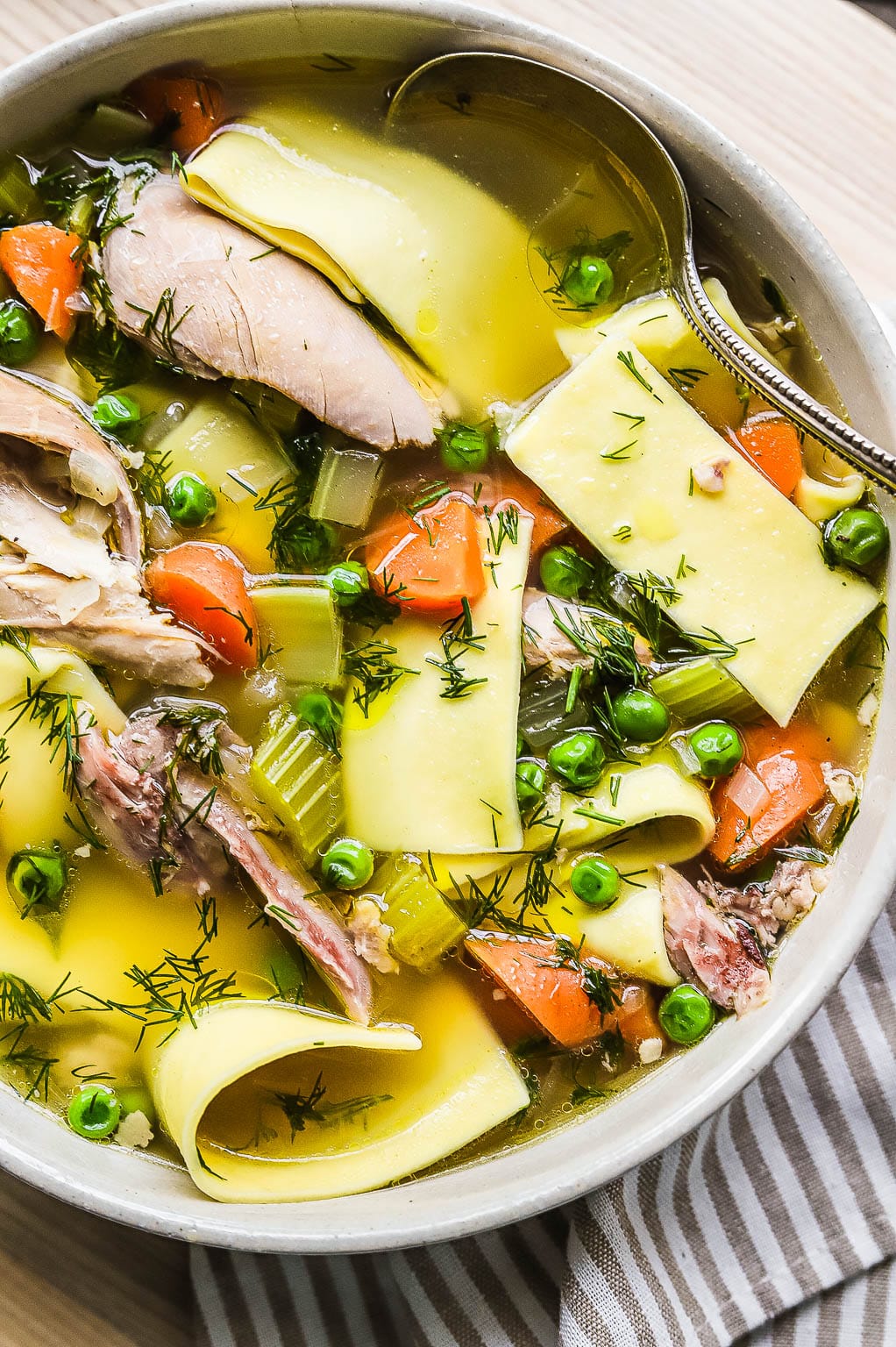 homemade chicken noodle soup