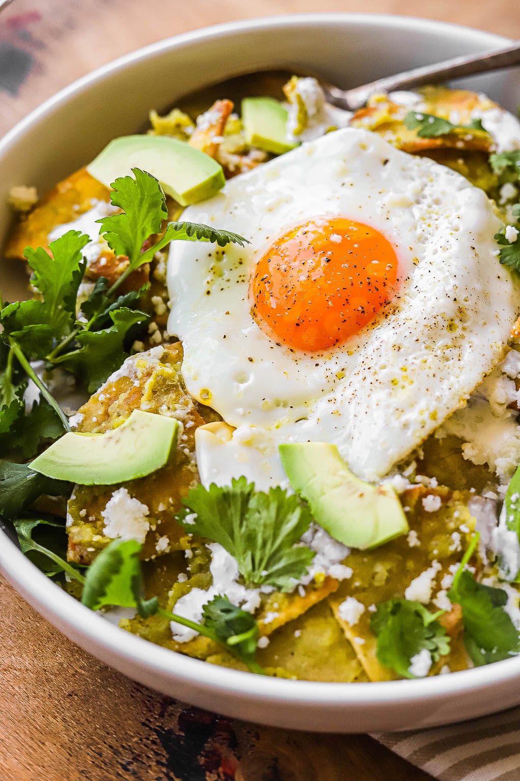 green chilaquiles