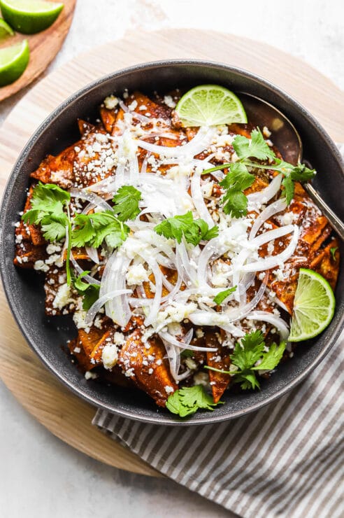 red chilaquiles recipe