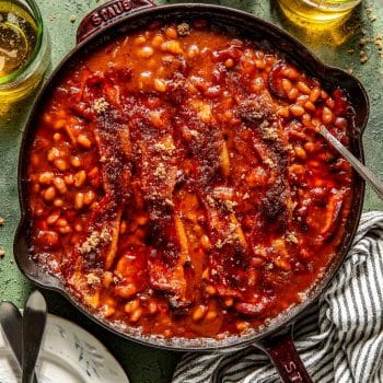 dressed up baked beans