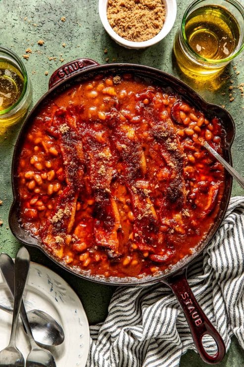 dressed up baked beans