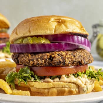 Black Bean Walnut Veggie Burgers