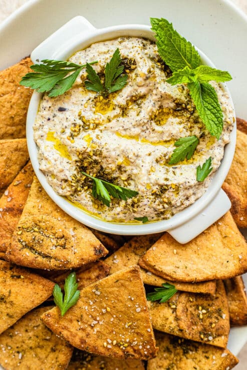 smoky eggplant dip