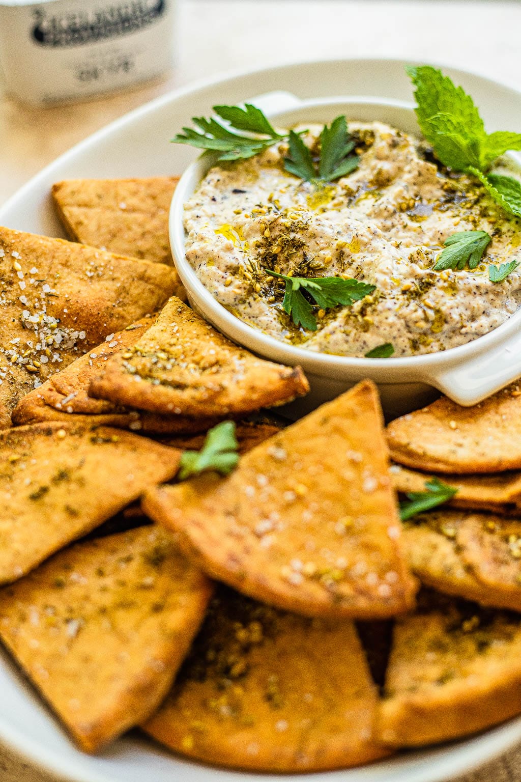 smoky eggplant dip