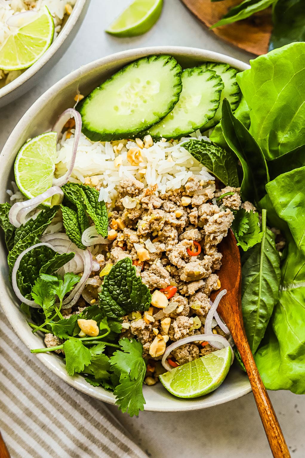 chicken larb