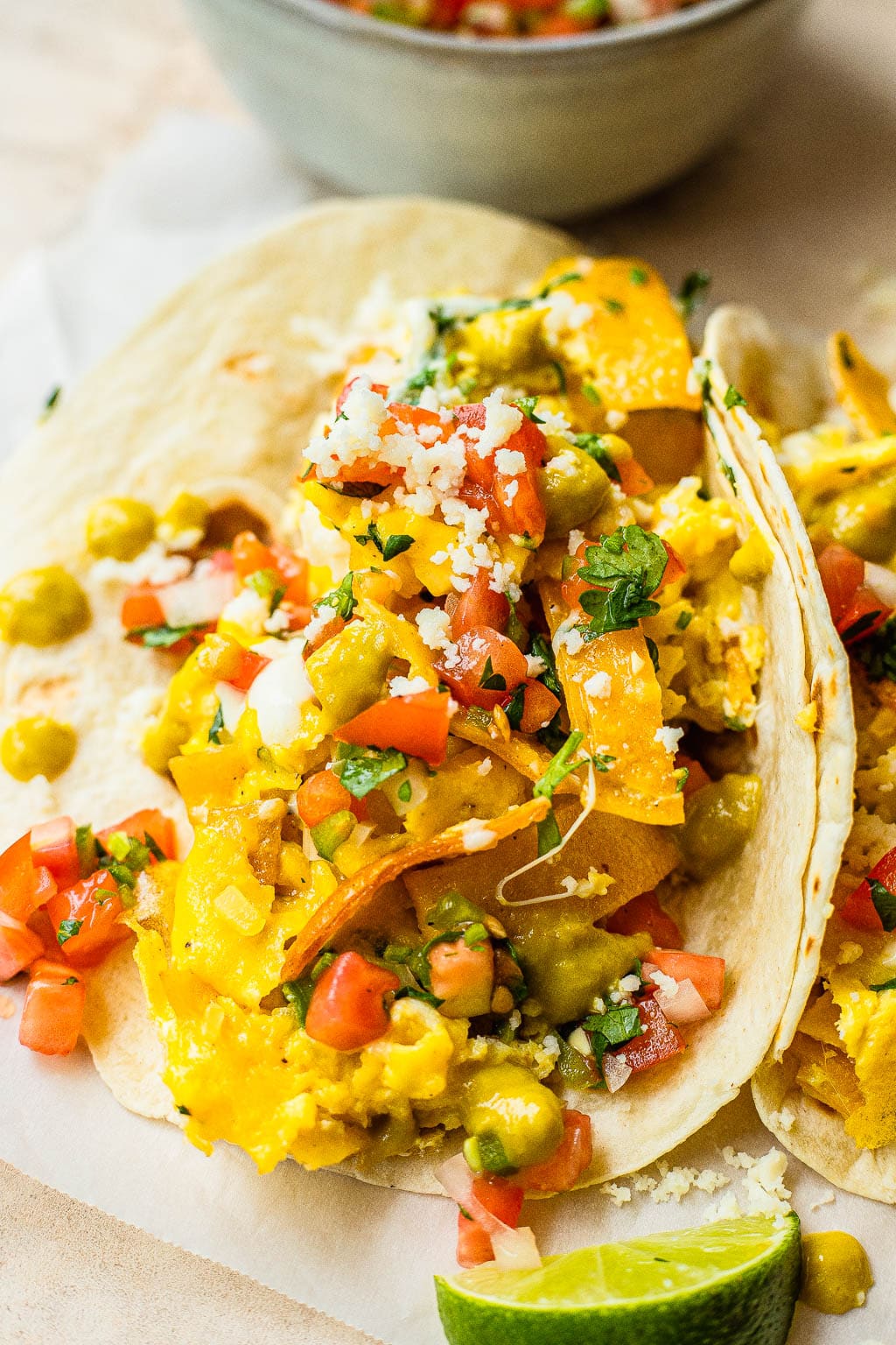 migas breakfast tacos