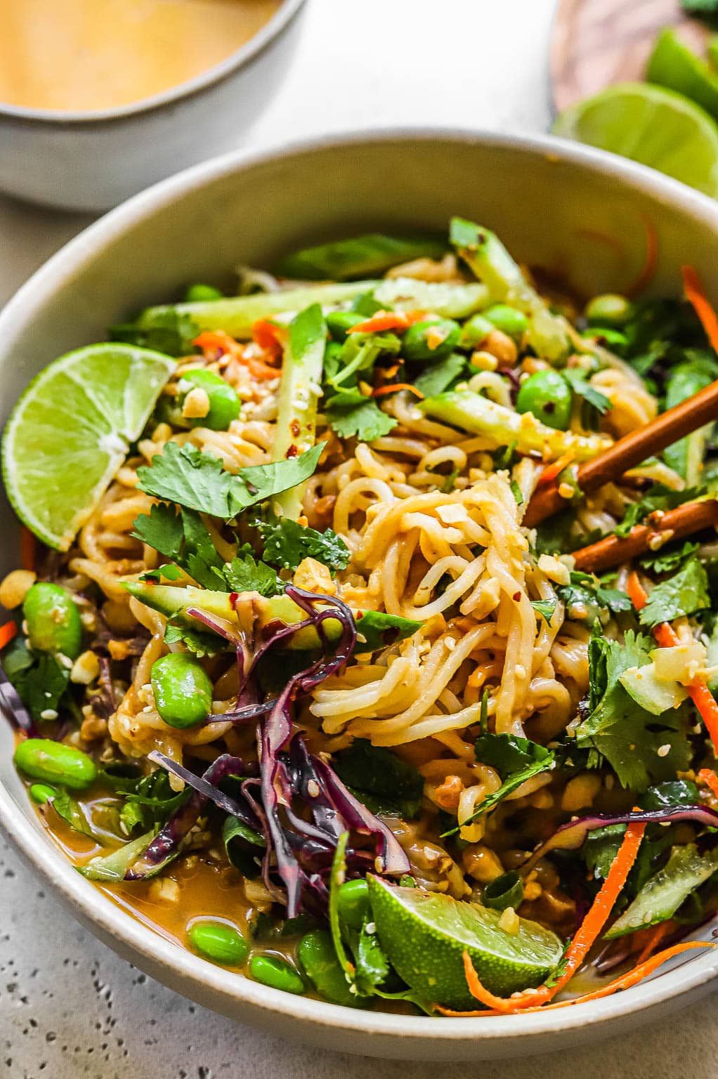 spicy peanut noodles