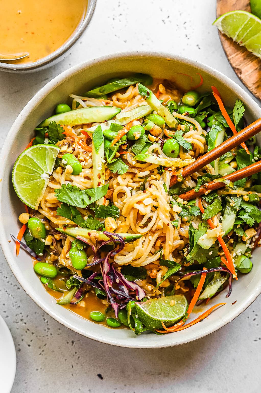 spicy peanut noodles