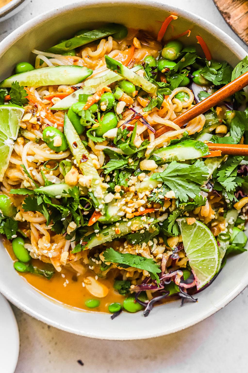 spicy peanut noodles